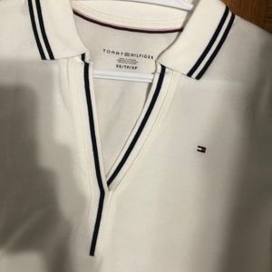 Extra small white Tommy polo new without tags